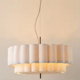 Custom fabric chandelier Indoor Iron pendant Light for Hotel